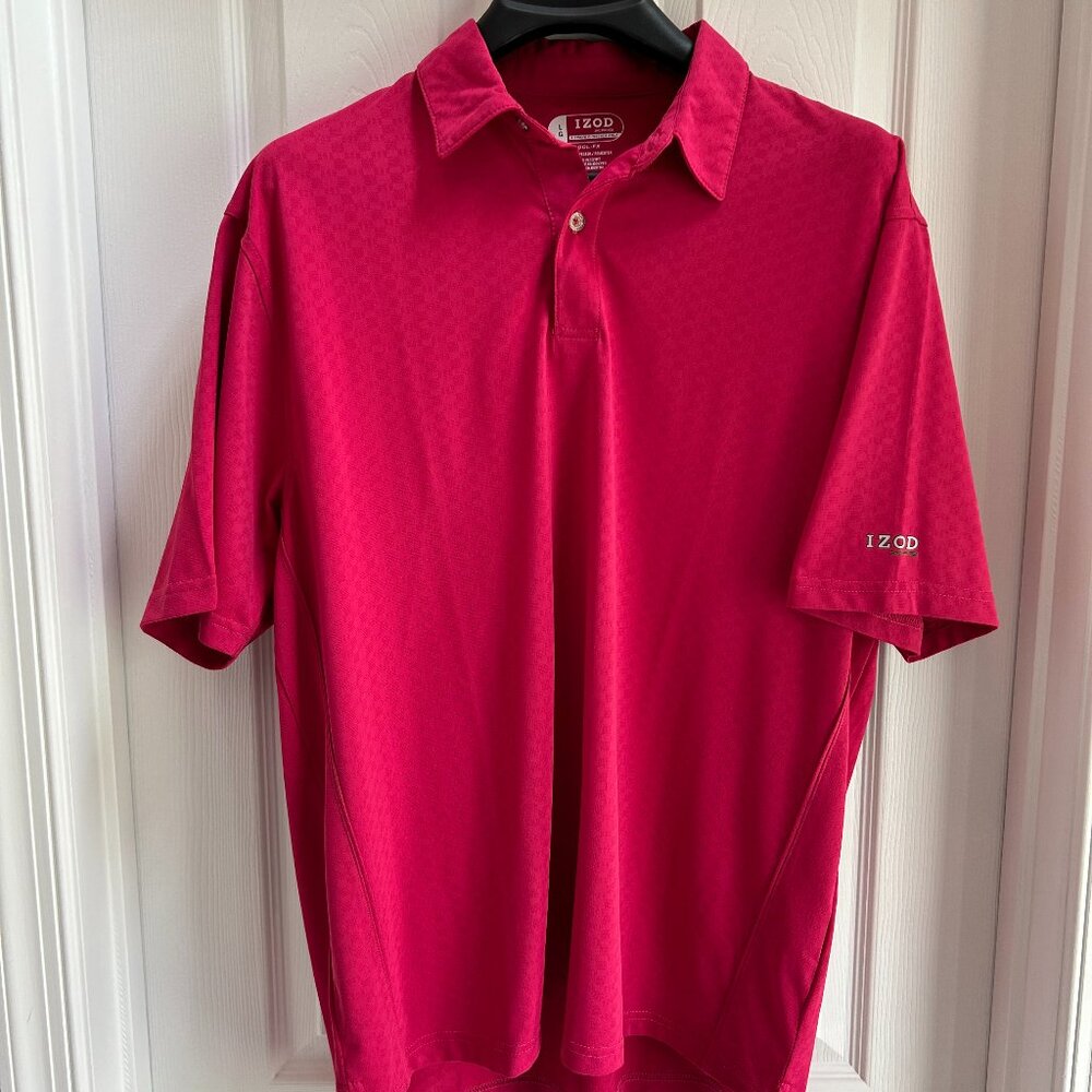 ***MENS IZOD PERFORMANCE GOLF POLO SHIRT***